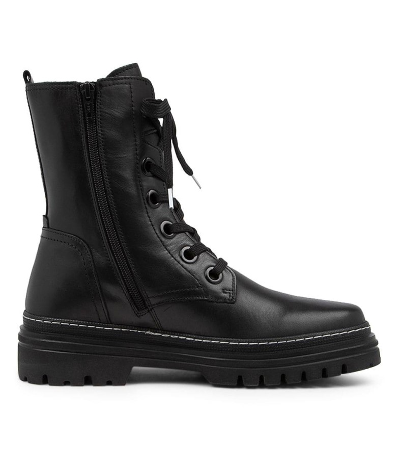 Bottines Gabor Dog En Cuir Noir