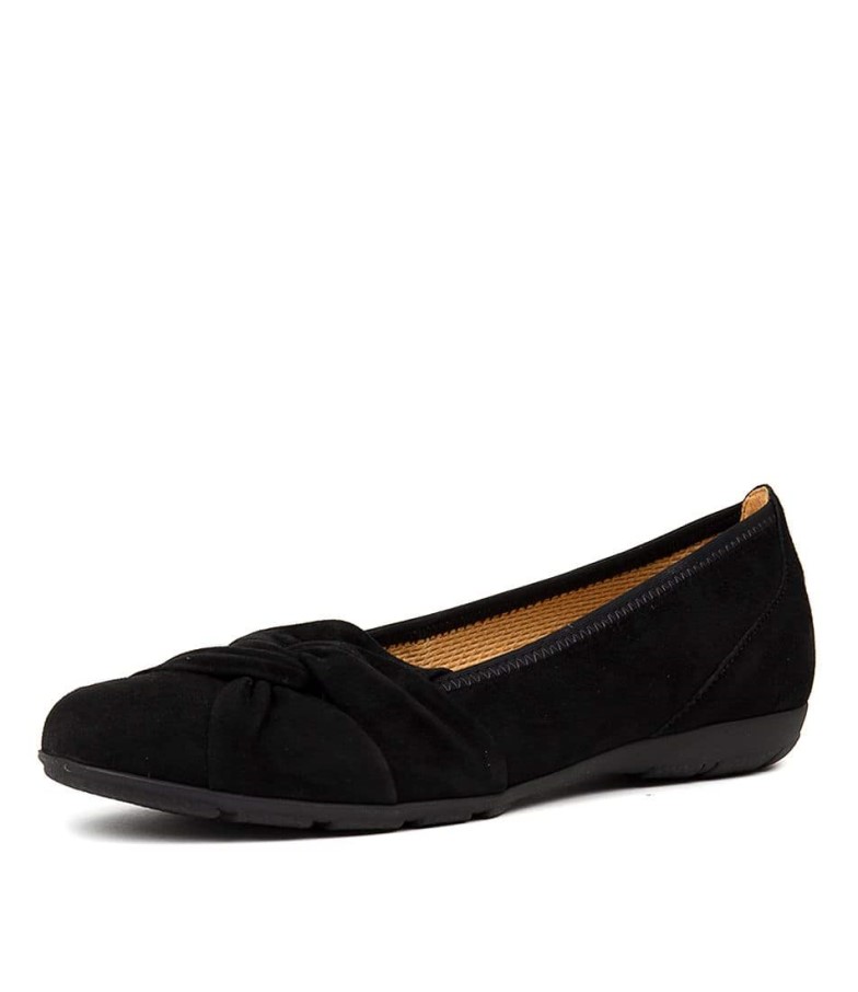 Gabor éclaircissant Daim Schwarz