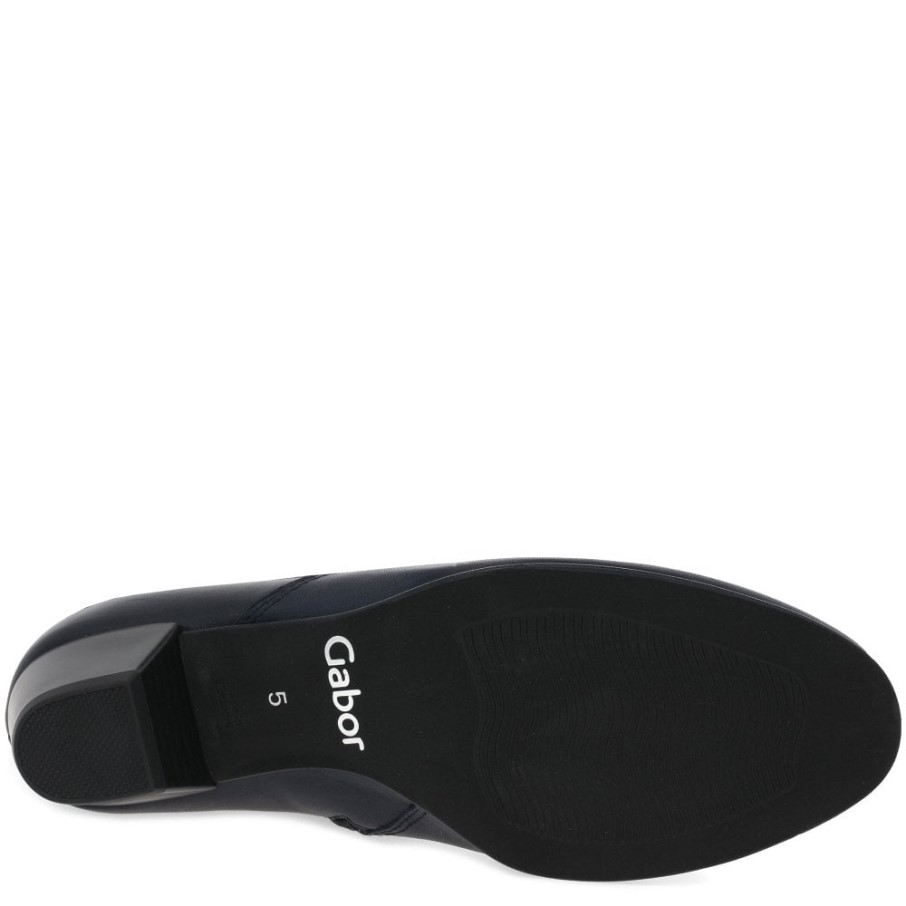 Bottes Larges En Cuir Gabor Rachel Minuit