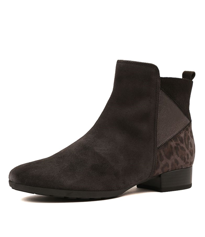 Gabor Reggae Cuir Gris Foncé Multi