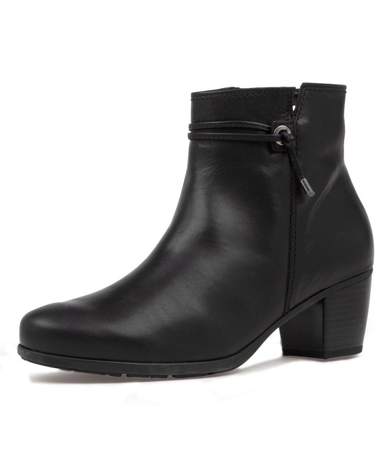 Bottines En Cuir Rena Schwarz Gabor
