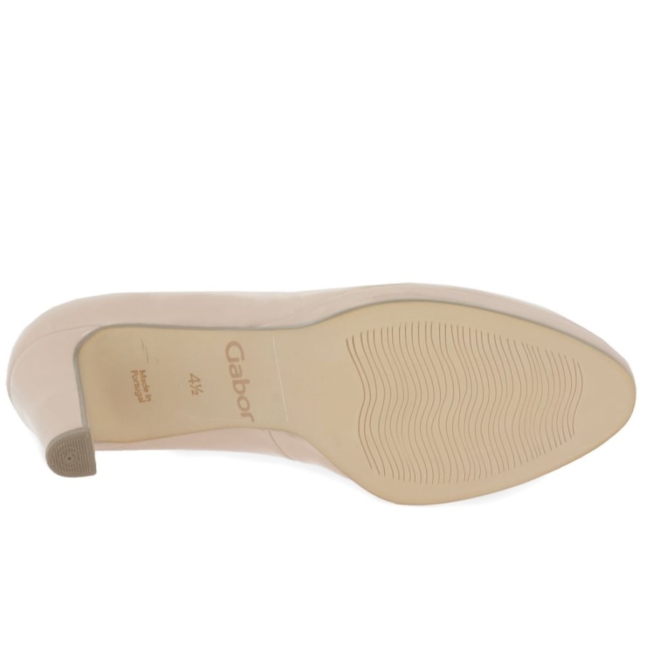 Gabor Sand Verni Splendides Escarpins à Talons Hauts Pour Femmes