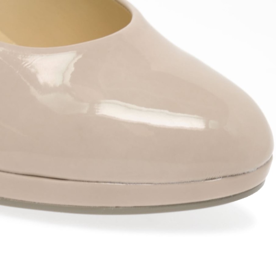 Gabor Sand Verni Splendides Escarpins à Talons Hauts Pour Femmes