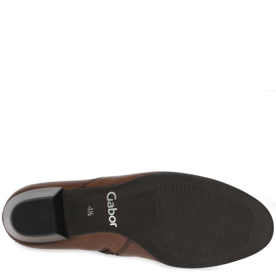 Gabor Sattel Rachel Bottes Larges En Cuir