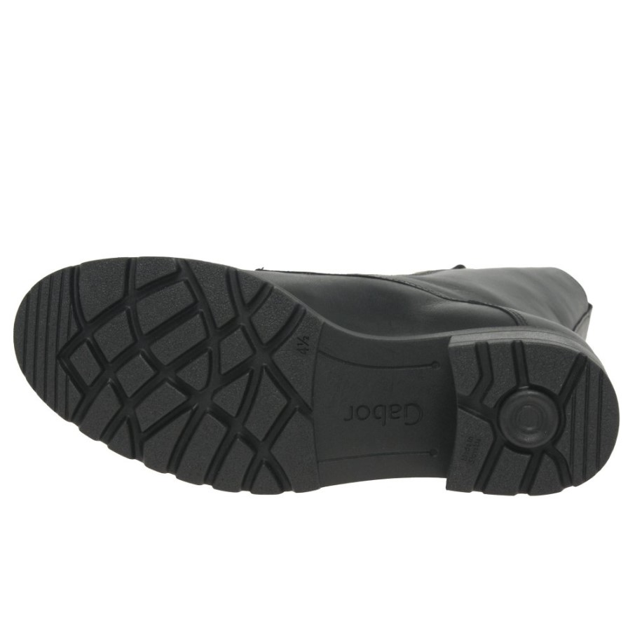 Gabor Servir Dames Bottes De Motard Noir