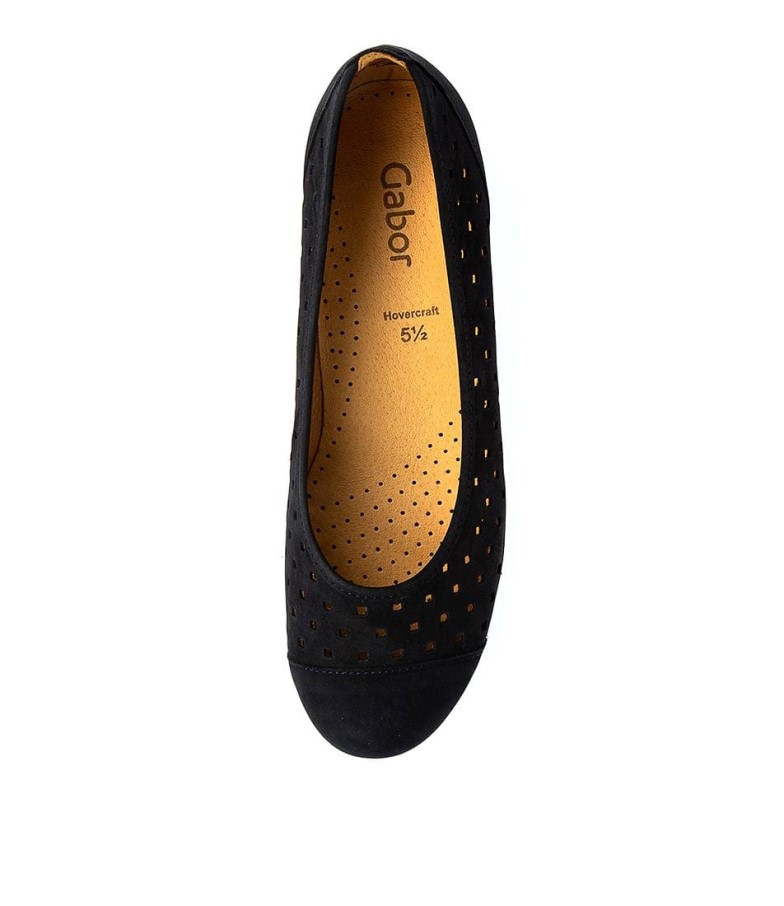 Gabor Skylar Nubuck Bleu Nuit