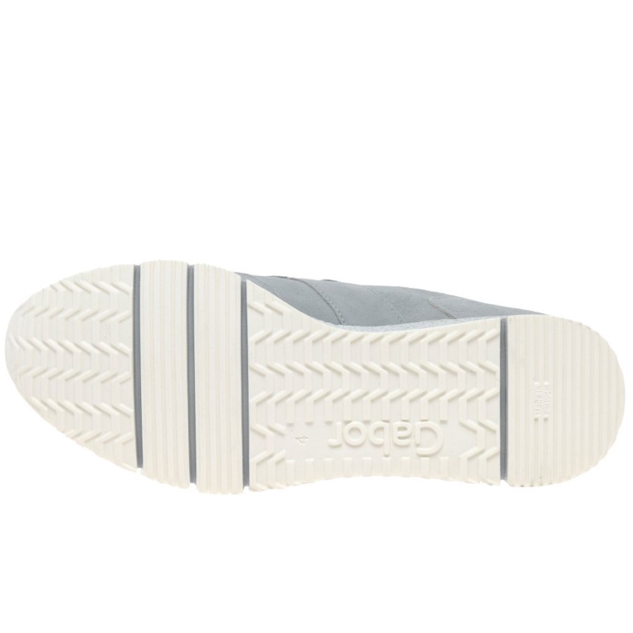 Gabor Mercredi Baskets Femme Daim Aigue-marine