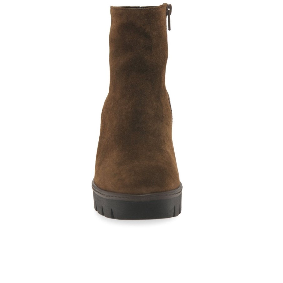 Gabor Whiskey Daim Utopia Femmes Bottines à Talon Compensé épais