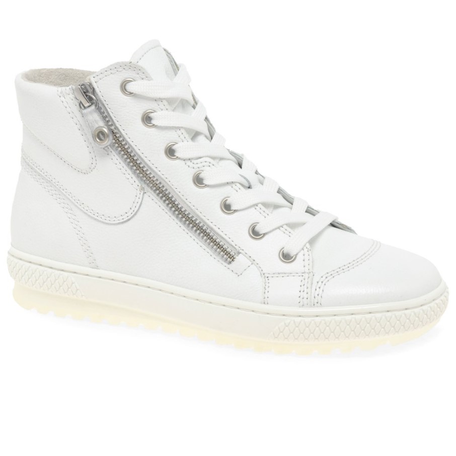 Gabor Blanc Bulner Dames Bottines Décontractées