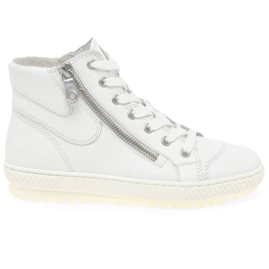 Gabor Blanc Bulner Dames Bottines Décontractées