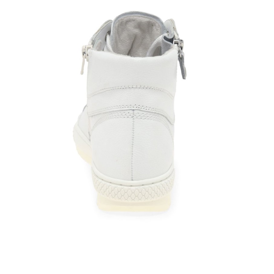 Gabor Blanc Bulner Dames Bottines Décontractées