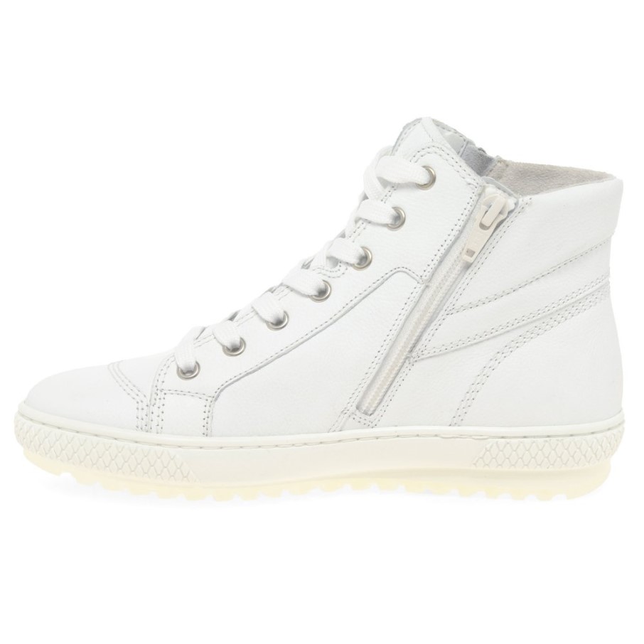 Gabor Blanc Bulner Dames Bottines Décontractées