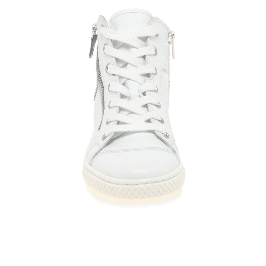 Gabor Blanc Bulner Dames Bottines Décontractées