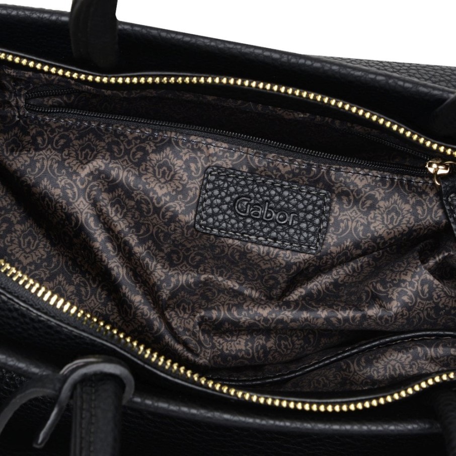 Gela Sac à Main Femme Imprimé Noir Gabor