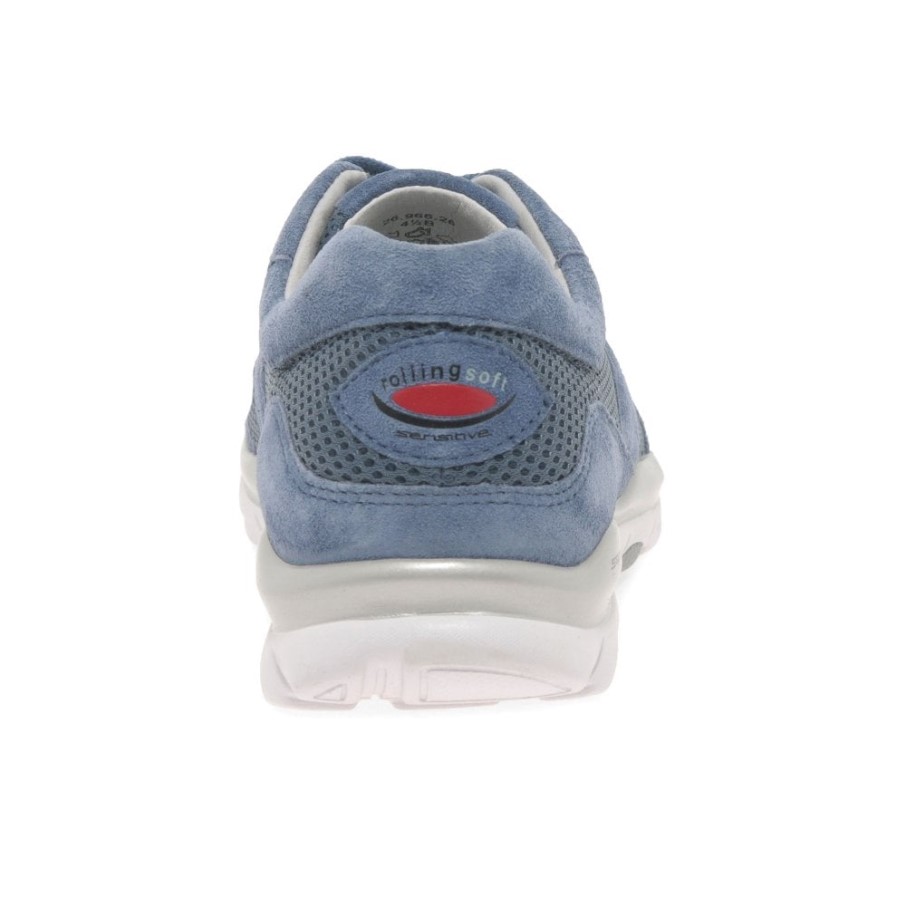 Helen Baskets De Sport Femme Nautic Daim/mesh Gabor