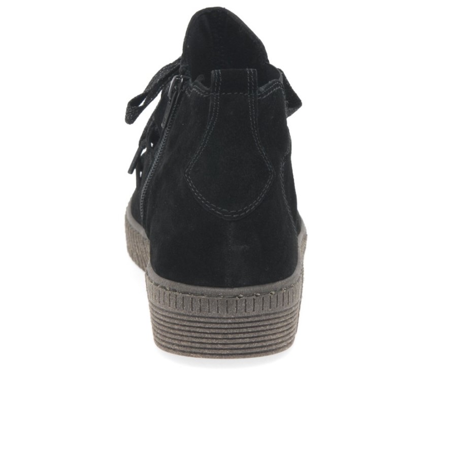 Lance Bottines Femme Gabor Daim Noir