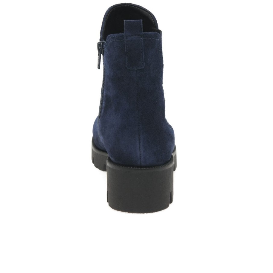 Bottes Chelsea En Daim Marine Newport Pour Femmes Gabor