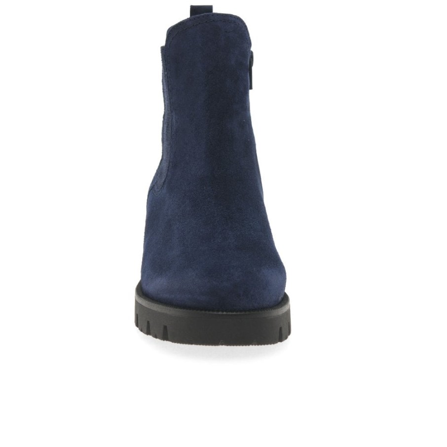 Bottes Chelsea En Daim Marine Newport Pour Femmes Gabor