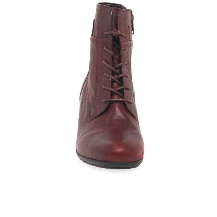 Bottines Femme National Gabor Rouge Foncé