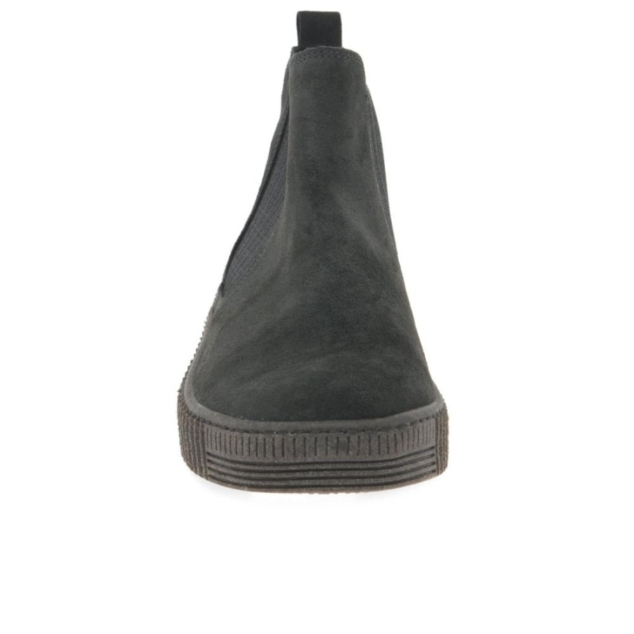 Bottes Chelsea En Daim Poivre Gabor Lourdes Pour Femmes