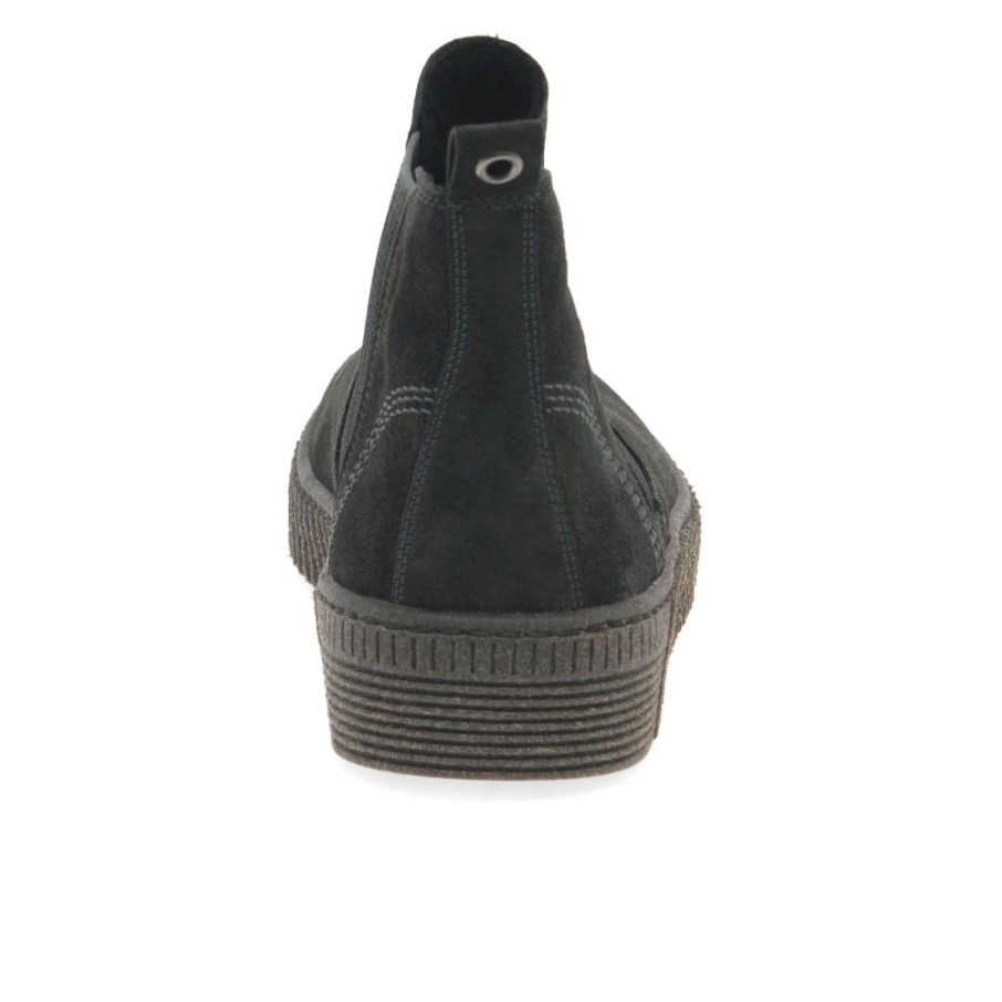 Bottes Chelsea En Daim Poivre Gabor Lourdes Pour Femmes