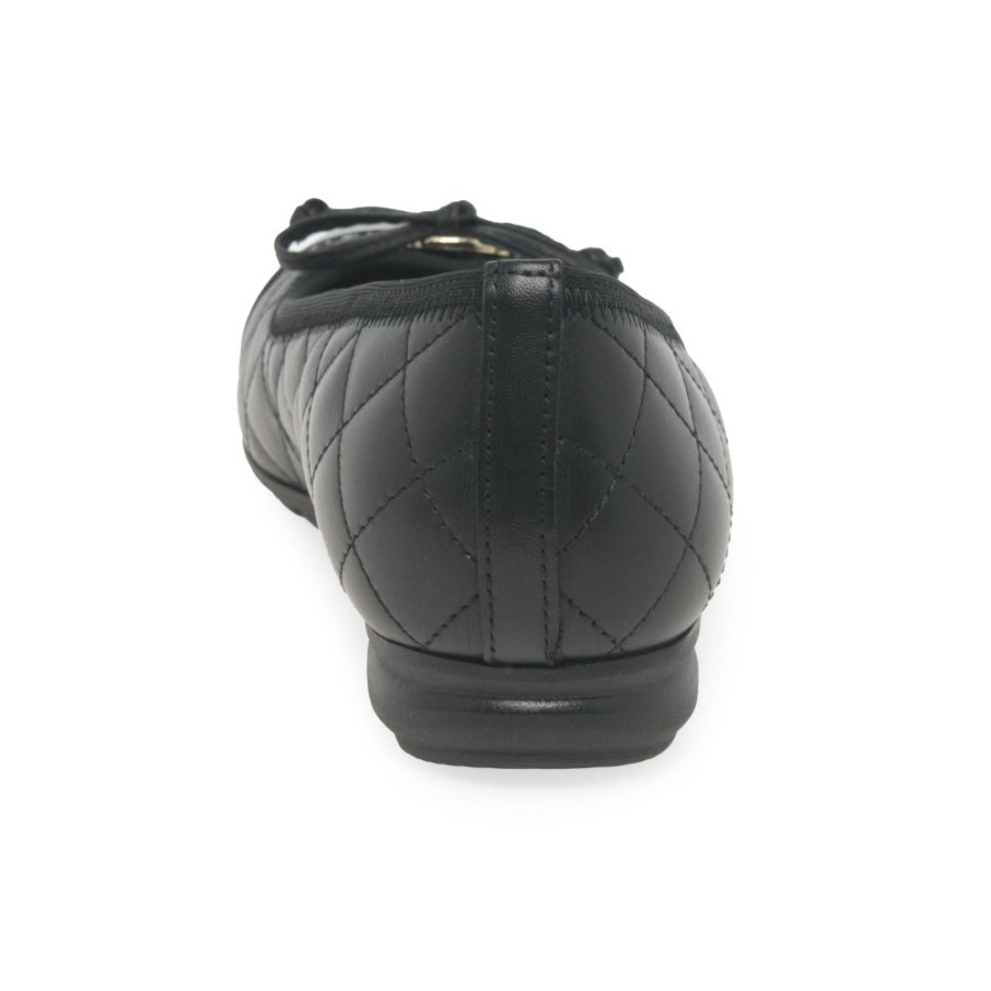 Snowdrop Dames Ballerines Gabor Noir/vernis