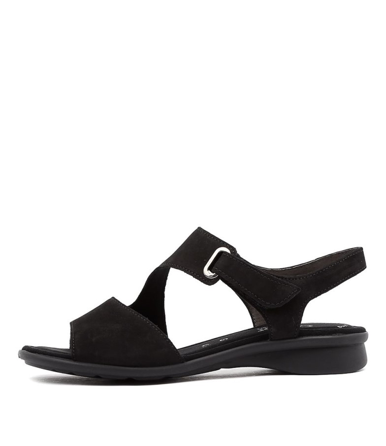 Gabor En Cuir Nubuck Noir Suraya