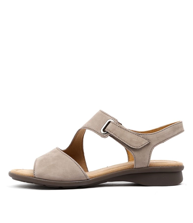 Sandales En Cuir Nubuck Suraya Visone Gabor