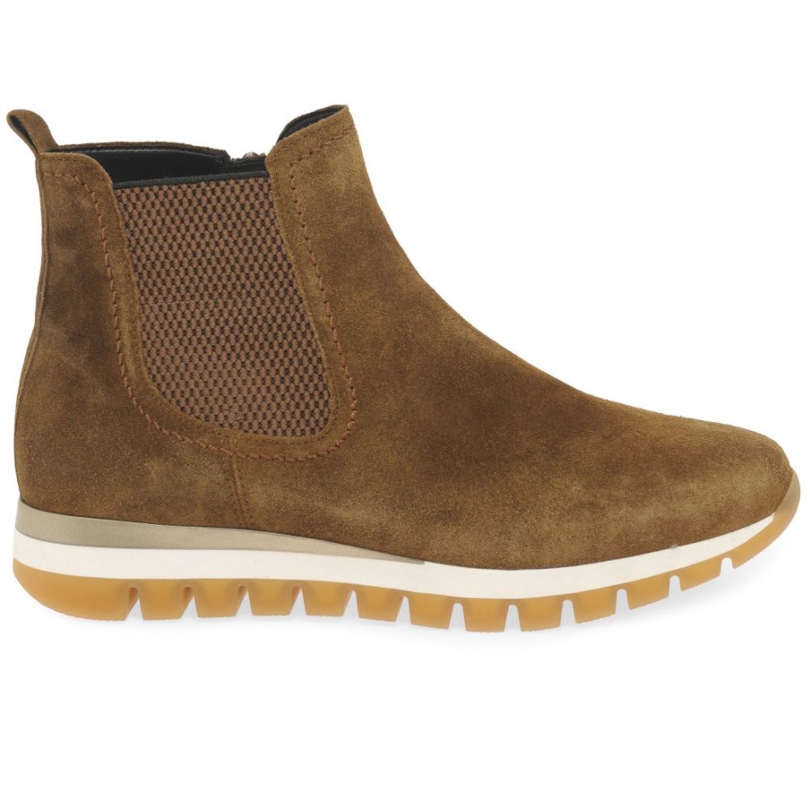 Teller Bottines Femme Gabor Daim Cognac