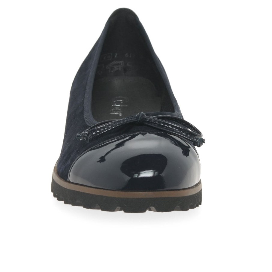 Temptation Femmes Casual Chaussures Atlantic Suède/brevet Gabor
