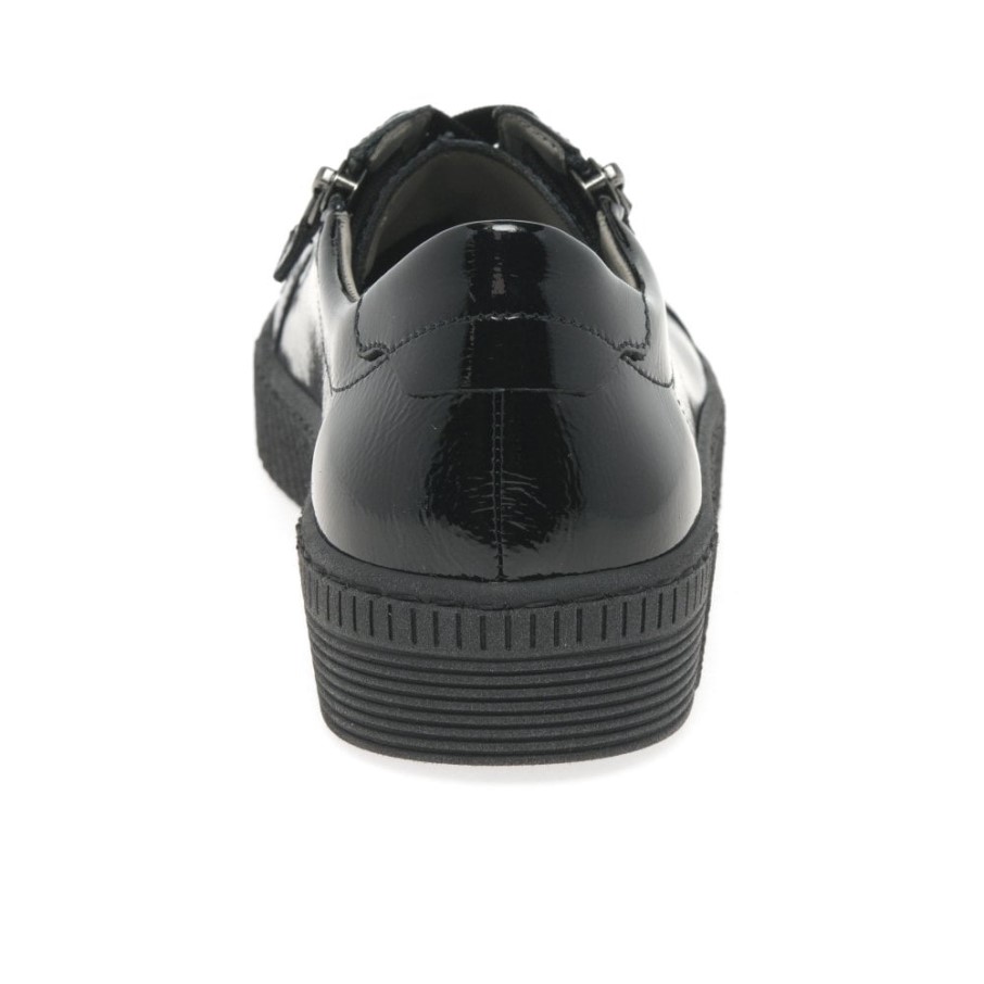 Chaussures De Sport Pour Femmes Sagesse Gabor Verni Noir