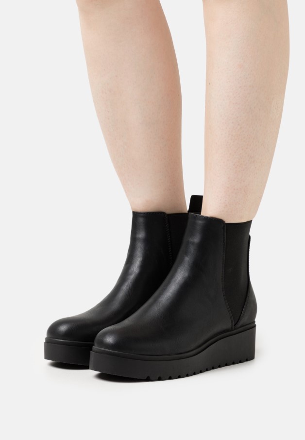 Gabor Bottines à Plateforme Poivre/crème