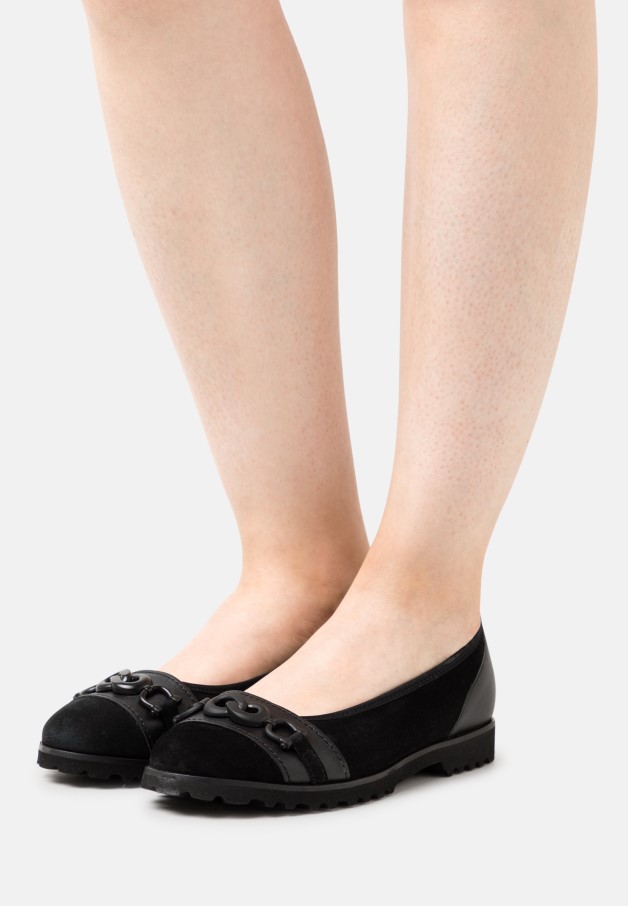 Gabor Noir Ballerines Femmes