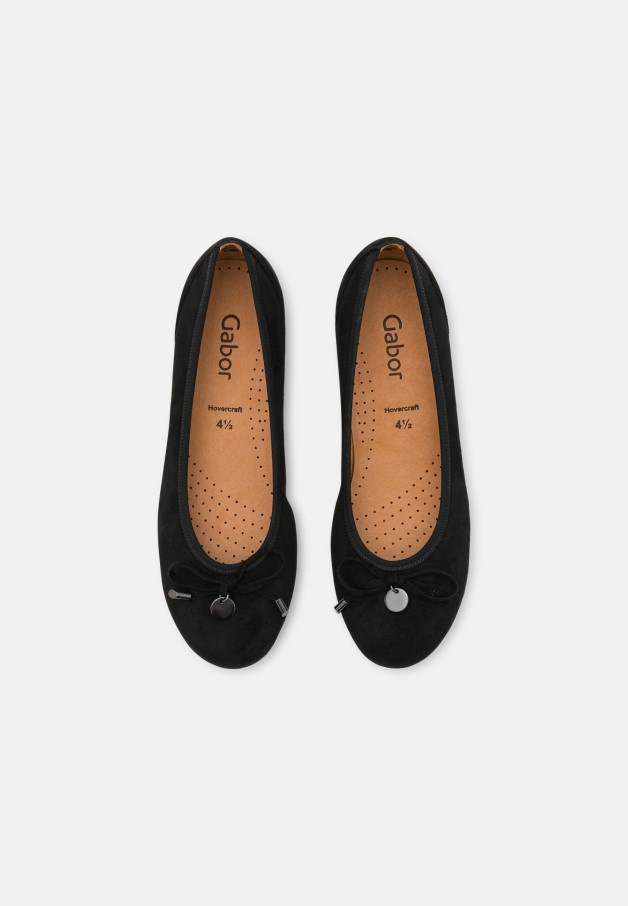 Gabor Noir Ballerines Femmes