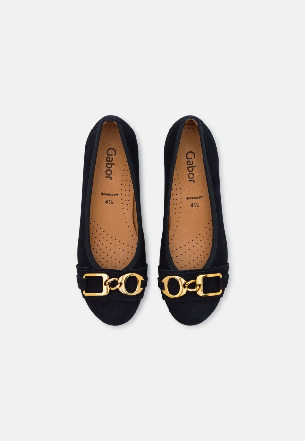 Gabor Ballerines Bleu Foncé