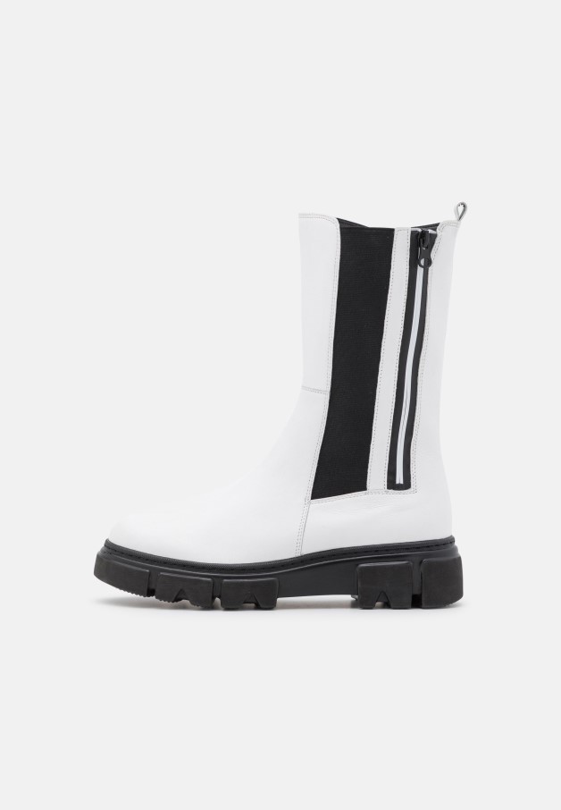 Bottes Plateforme Gabor Blanc/noir