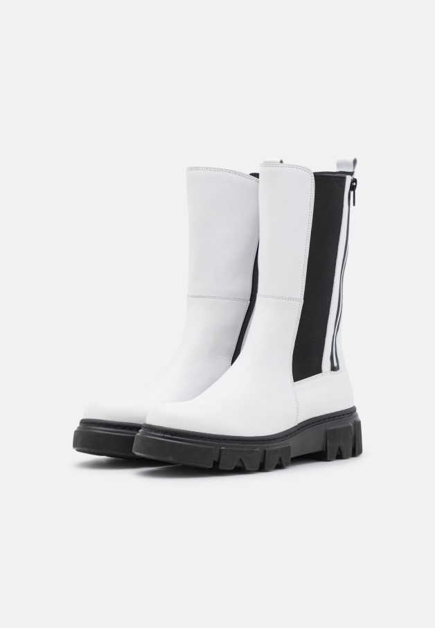 Bottes Plateforme Gabor Blanc/noir