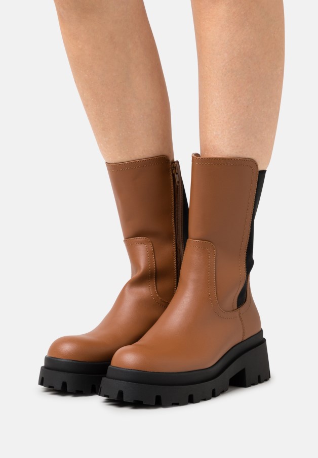 Bottes Plateforme Gabor Blanc/noir