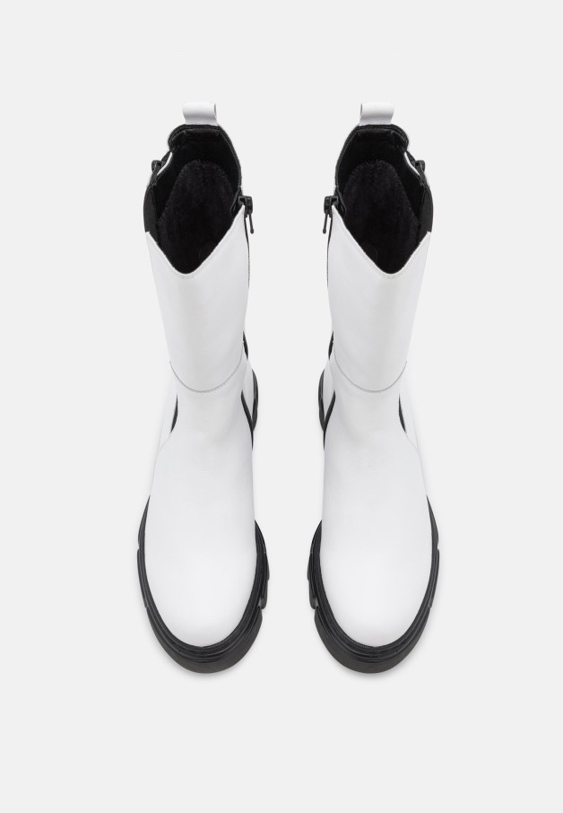 Bottes Plateforme Gabor Blanc/noir