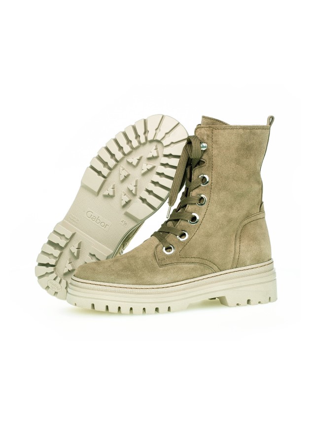 Bottines à Lacets Gabor Salbei/poussière