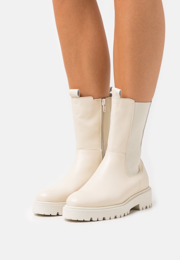 Bottines Compensées Caramel/gris Gabor