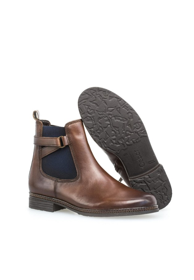 Bottines Classiques Gabor Marron Clair Pour Femme