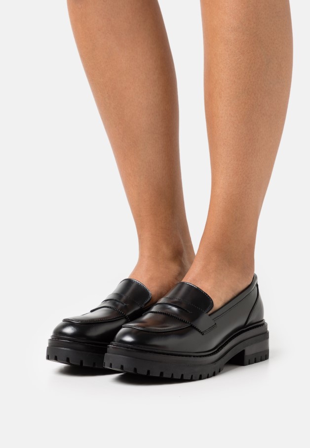 Cuir Gabor Noir - Talons Classiques