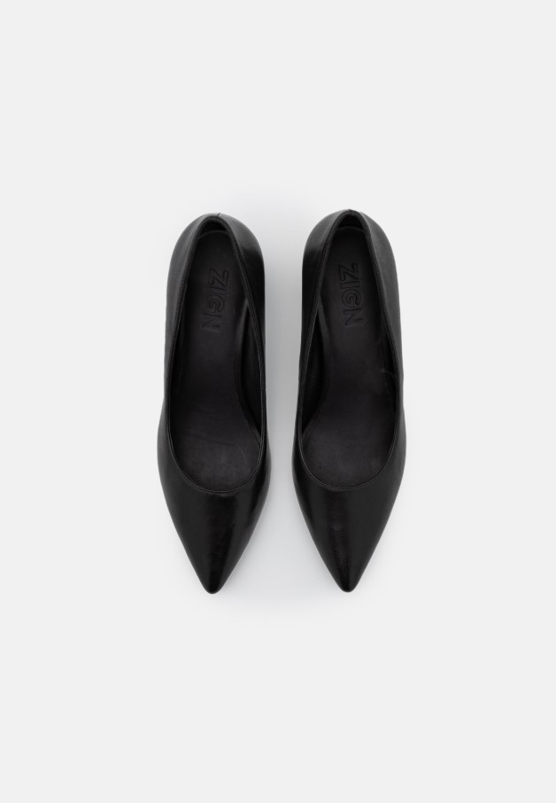 Cuir Gabor Noir - Talons Classiques